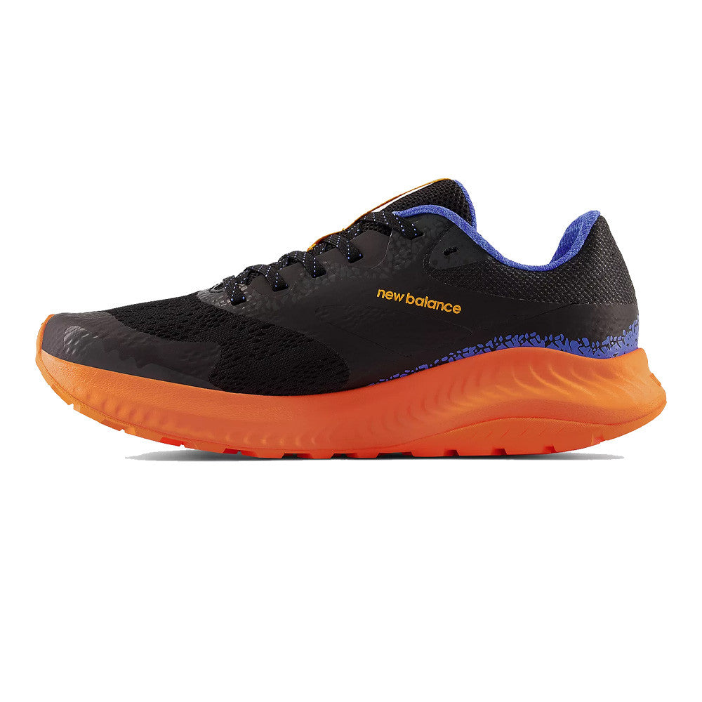 NEW BALANCE DYNASOFT NITREL V5 TRAIL RUNNING SHOES - BLACK/BLUE/ORANGE