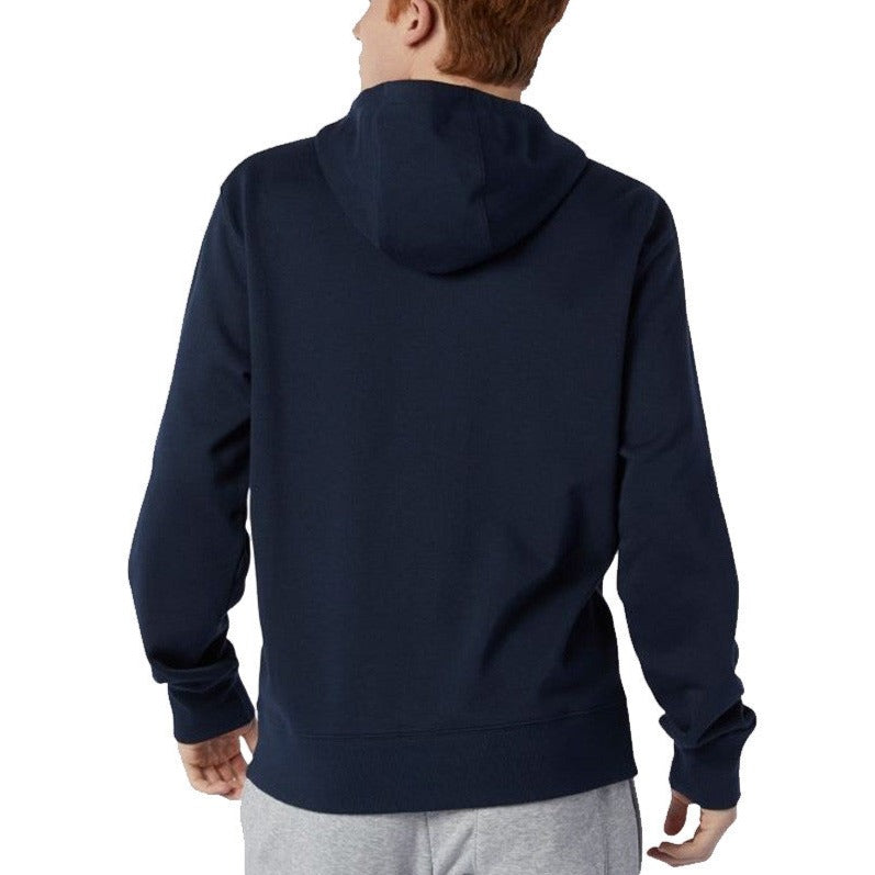 NEW BALANCE ESSENTIALS EMBROIDERED HOODIE - NAVY BLUE