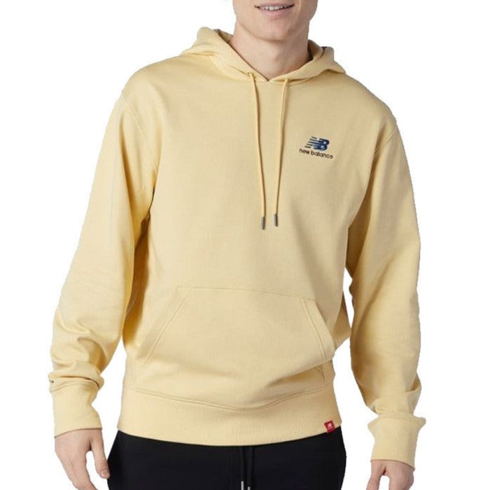 NEW BALANCE ESSENTIALS EMBROIDERED HOODIE - LIGHT YELLOW