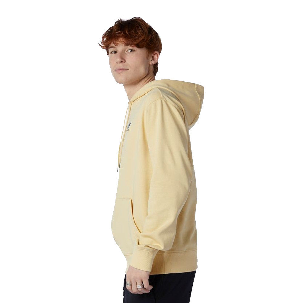 NEW BALANCE ESSENTIALS EMBROIDERED HOODIE - LIGHT YELLOW