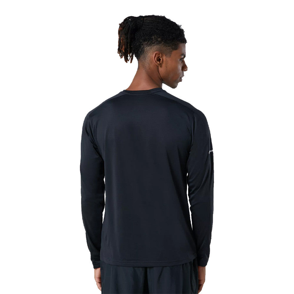 NEW BALANCE CORE RUN LONGSLEEVE T-SHIRT - BLACK