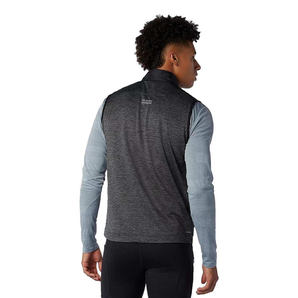 NEW BALANCE IMPACT GRID GILET - BLACK