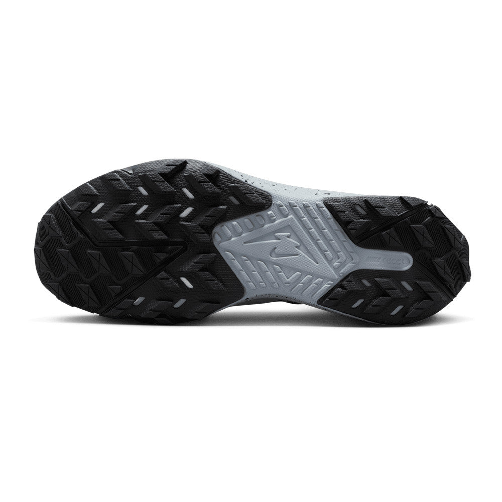 NIKE REACT KIGER 9 TRAIL RUNNING SHOES - WOLF GREY / BLACK