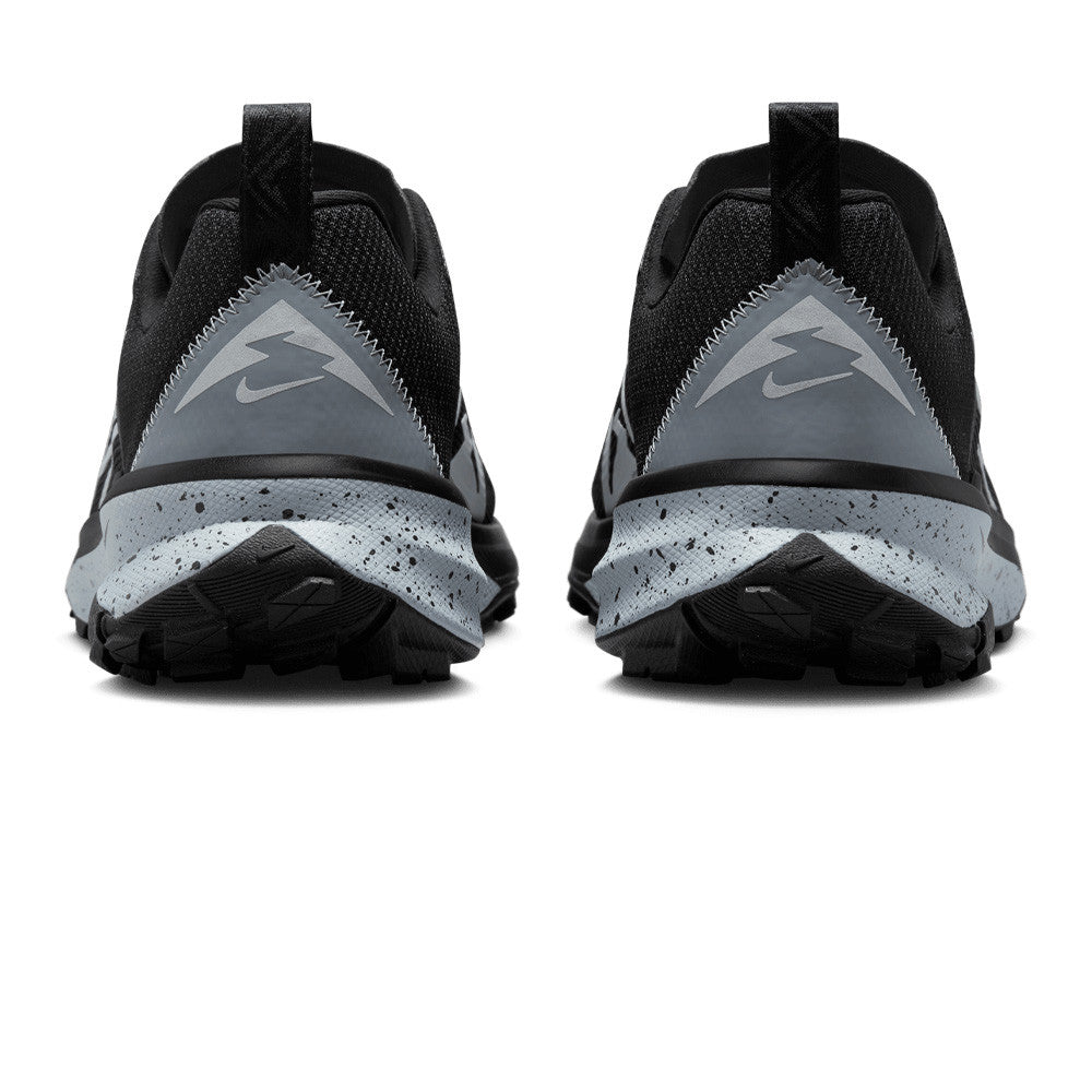 NIKE REACT KIGER 9 TRAIL RUNNING SHOES - WOLF GREY / BLACK