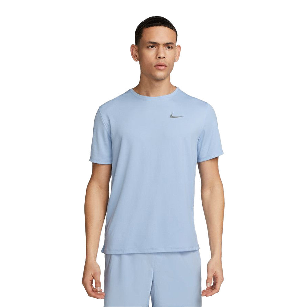 NIKE UV MILER RUNNING T-SHIRT - BLISS BLUE