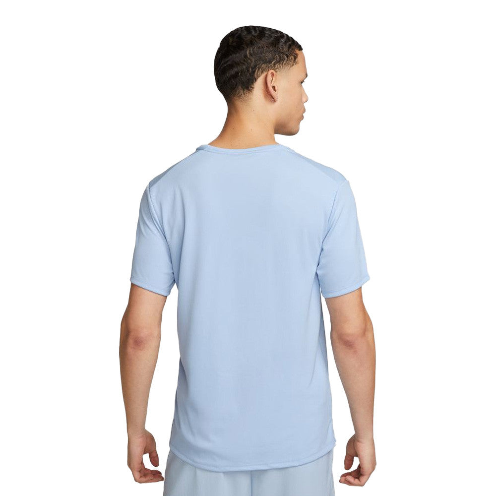 NIKE UV MILER RUNNING T-SHIRT - BLISS BLUE