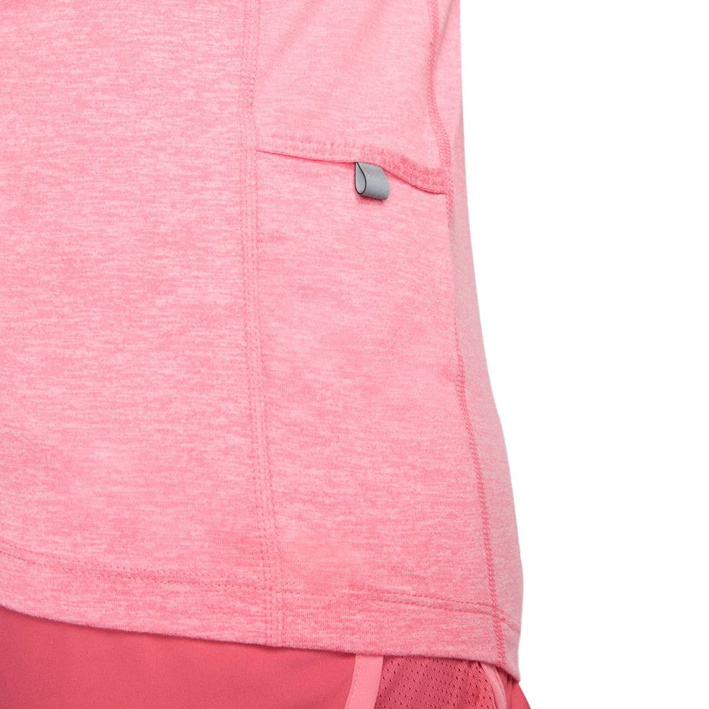 NIKE DRI-FIT ELEMENT HALF-ZIP WOMEN'S TOP - BABY PINK