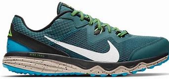 NIKE JUNIPER TRAIL RUNNING SHOES TRAINERS - BLUE/GREEN