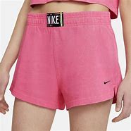 NIKE WOMEN'S LOGO FLEECE SHORTS - PINK
