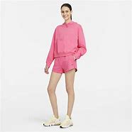 NIKE WOMEN'S LOGO FLEECE SHORTS - PINK