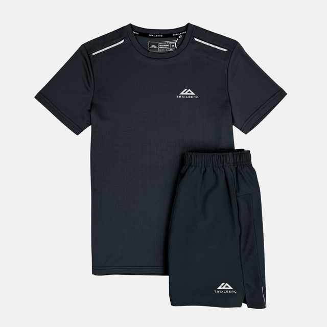 Trailberg Focus T-Shirt / Shorts Set - Black