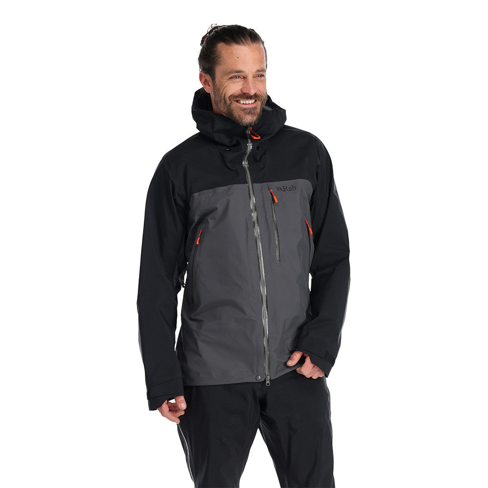 RAB LATOK MOUNTAIN GORE-TEX PRO JACKET - BLACK / GRAPHENE