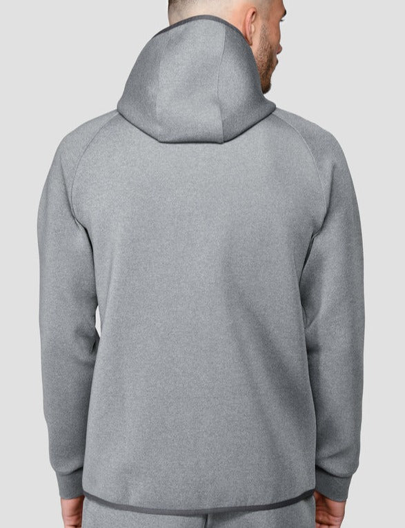 MONTIREX Recover Full Zip Hood - Grey Marl