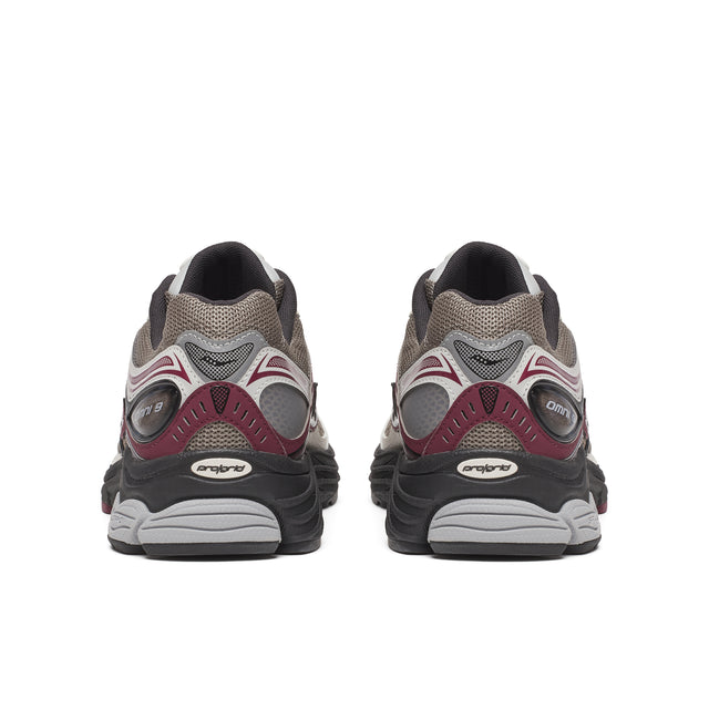 Saucony Progrid Omni 9 - Tan/Maroon