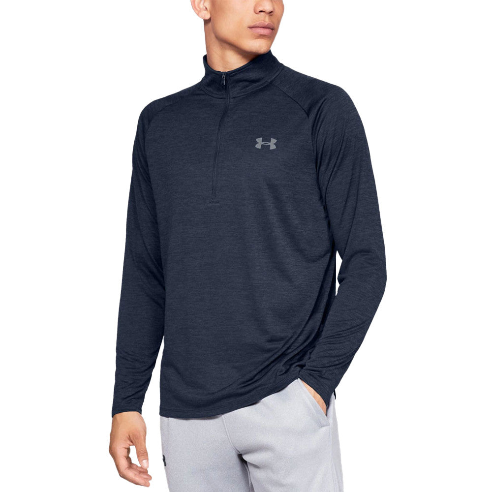 UNDER ARMOUR TECH HALF ZIP 2.0 - NAVY