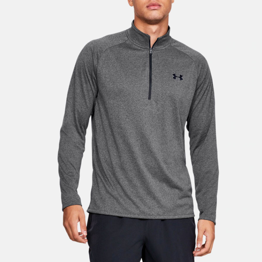 UNDER ARMOUR TECH HALF ZIP 2.0 - CHARCOAL GREY
