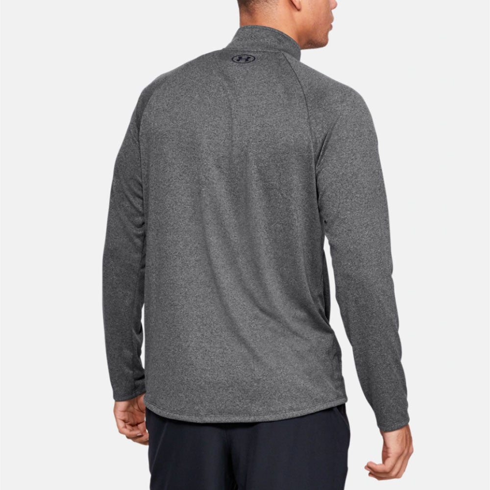 UNDER ARMOUR TECH HALF ZIP 2.0 - CHARCOAL GREY