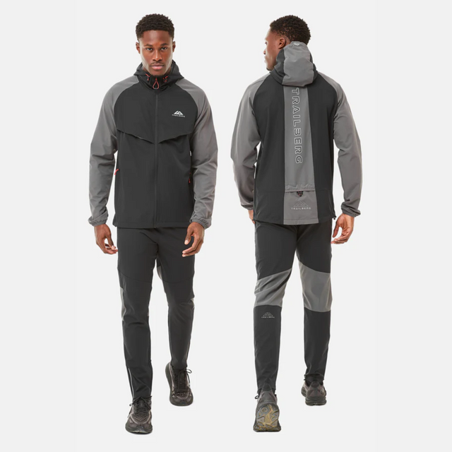 Trailberg Ventilate Tracksuit - Black / Dark Grey