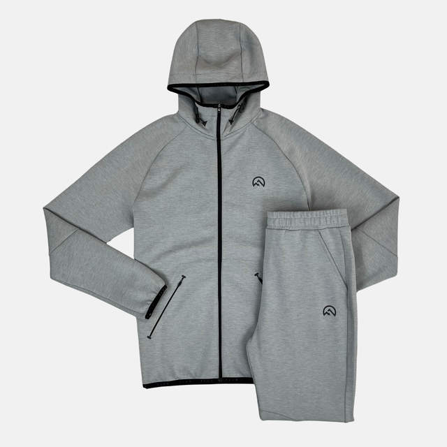 Flux Velar Zip-Up Tracksuit - Grey