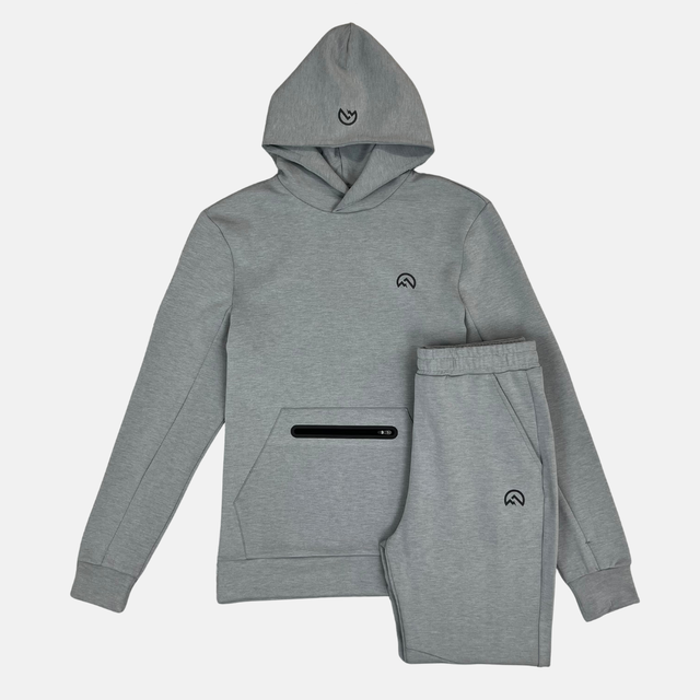 Flux Velar Hoodie Tracksuit - Grey