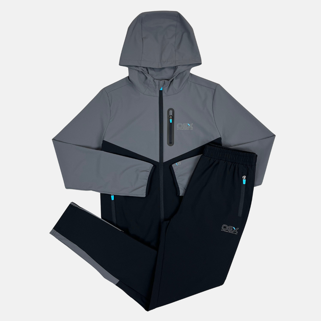 OEX Junior Fell Tracksuit - Black / Grey