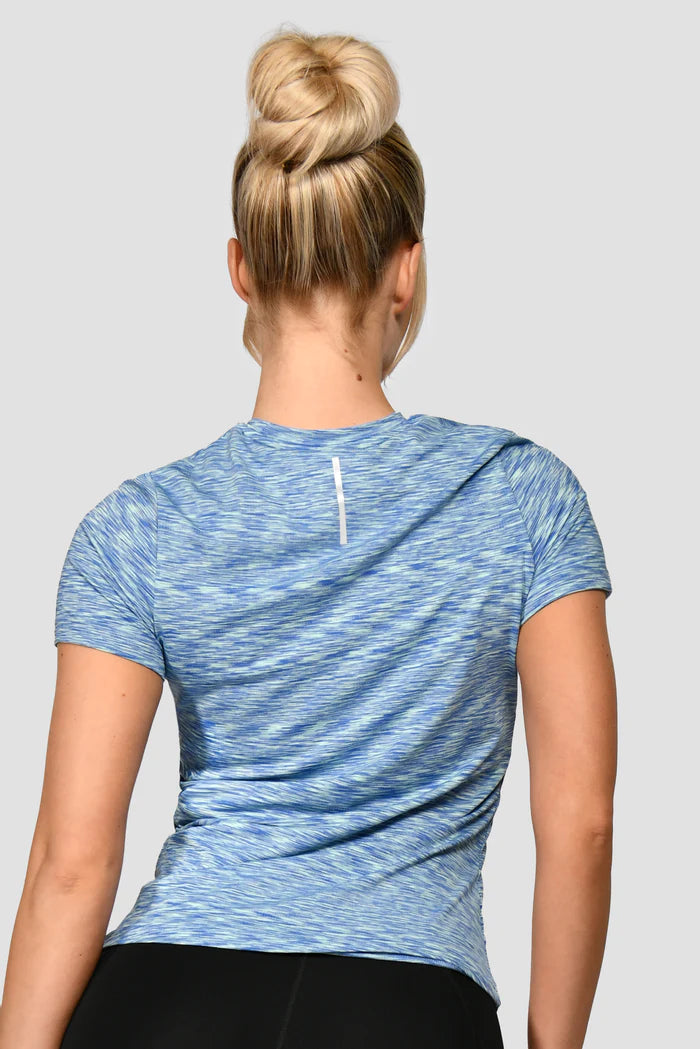 MONTIREX WOMEN'S TRAIL 2.0 T SHIRT - LIGHT BLUE MULTI