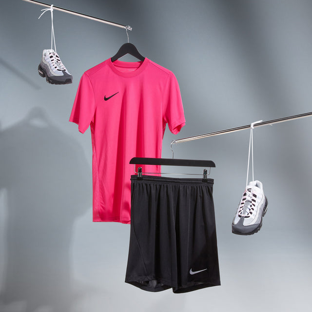 Nike Dri-Fit Tshirt / Shorts Set - Pink / Black