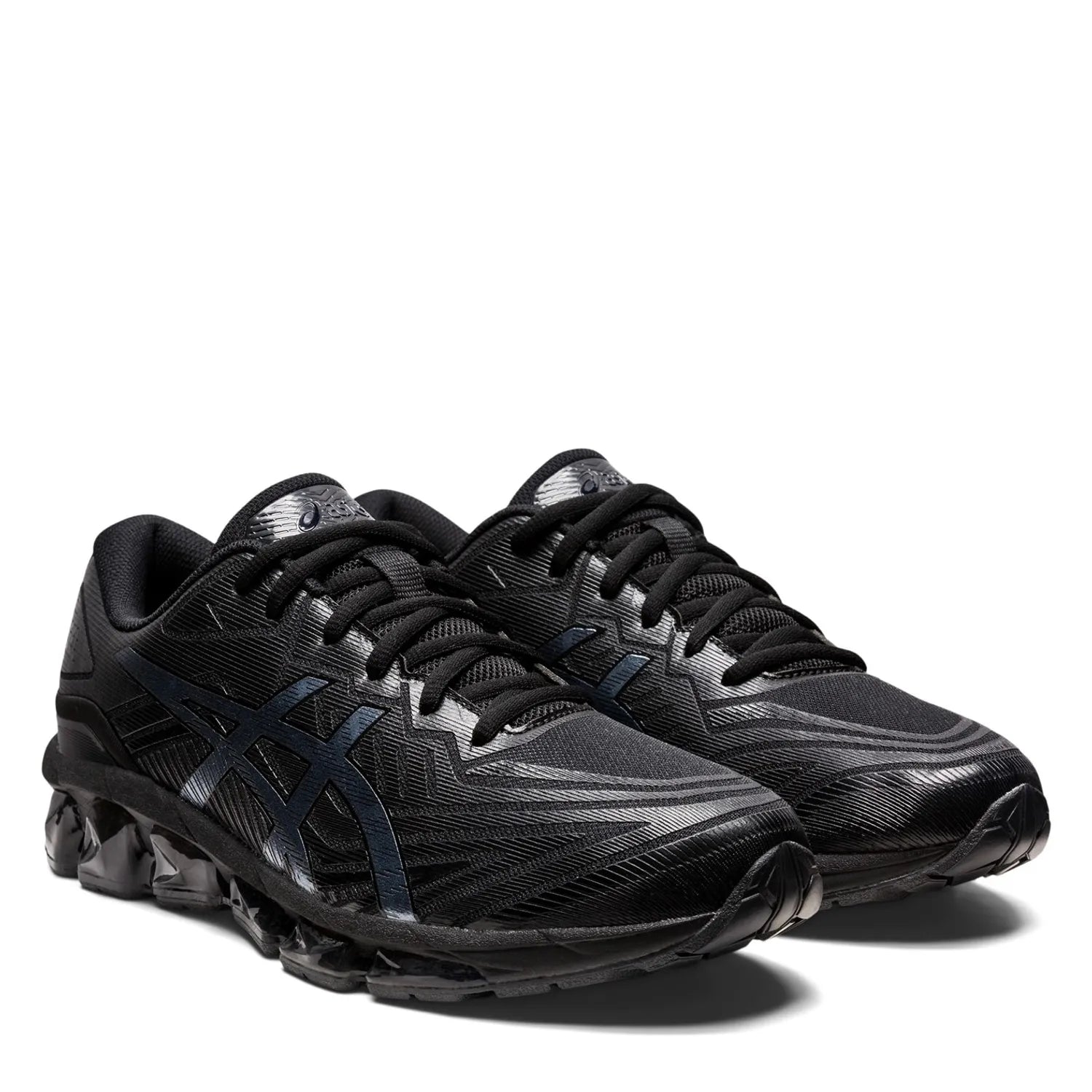 ASICS GEL QUANTUM 360 RUNNING TRAINERS - BLACK