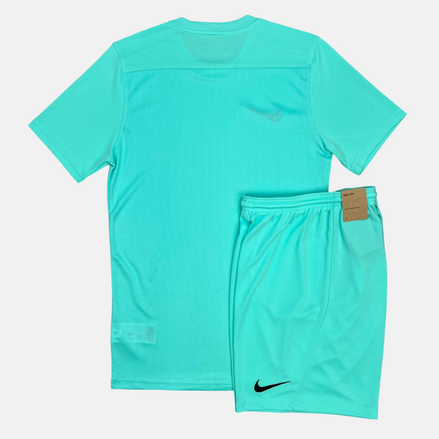 Nike Junior Dri-Fit Tshirt / Shorts Set - Hyper Turquoise