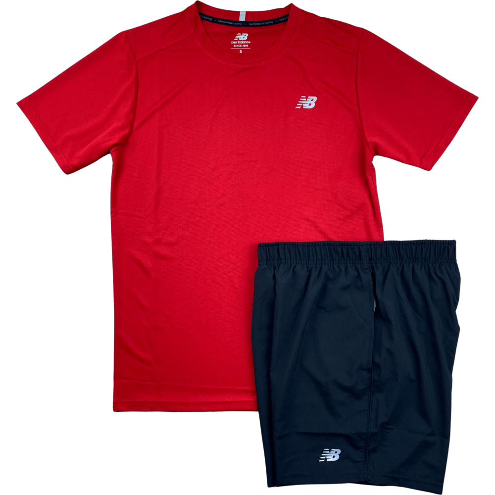 new balance red t shirt