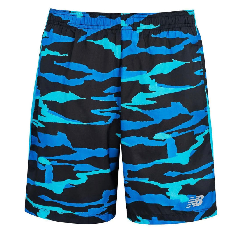 New Balance Accelerate 7 inch Running Shorts - AQUA CAMO