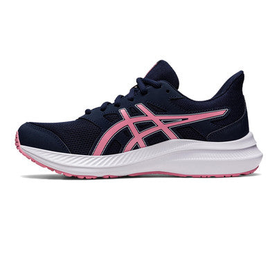 ASICS WOMEN'S JOLT 4 RUNNING TRAINERS - NAVY/PINK