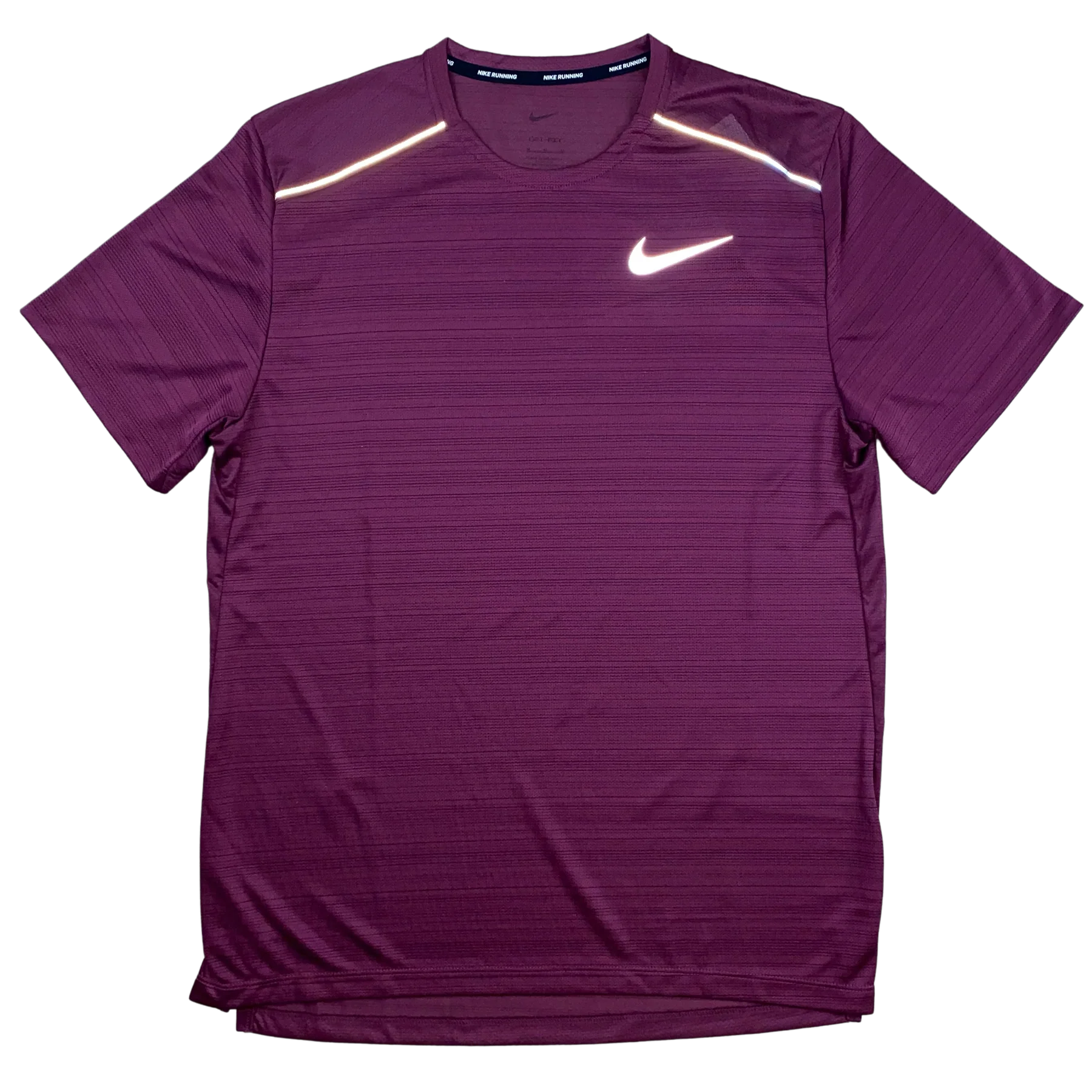 NIKE MILER T-SHIRT 1.0 - BEETROOT / SANGRIA