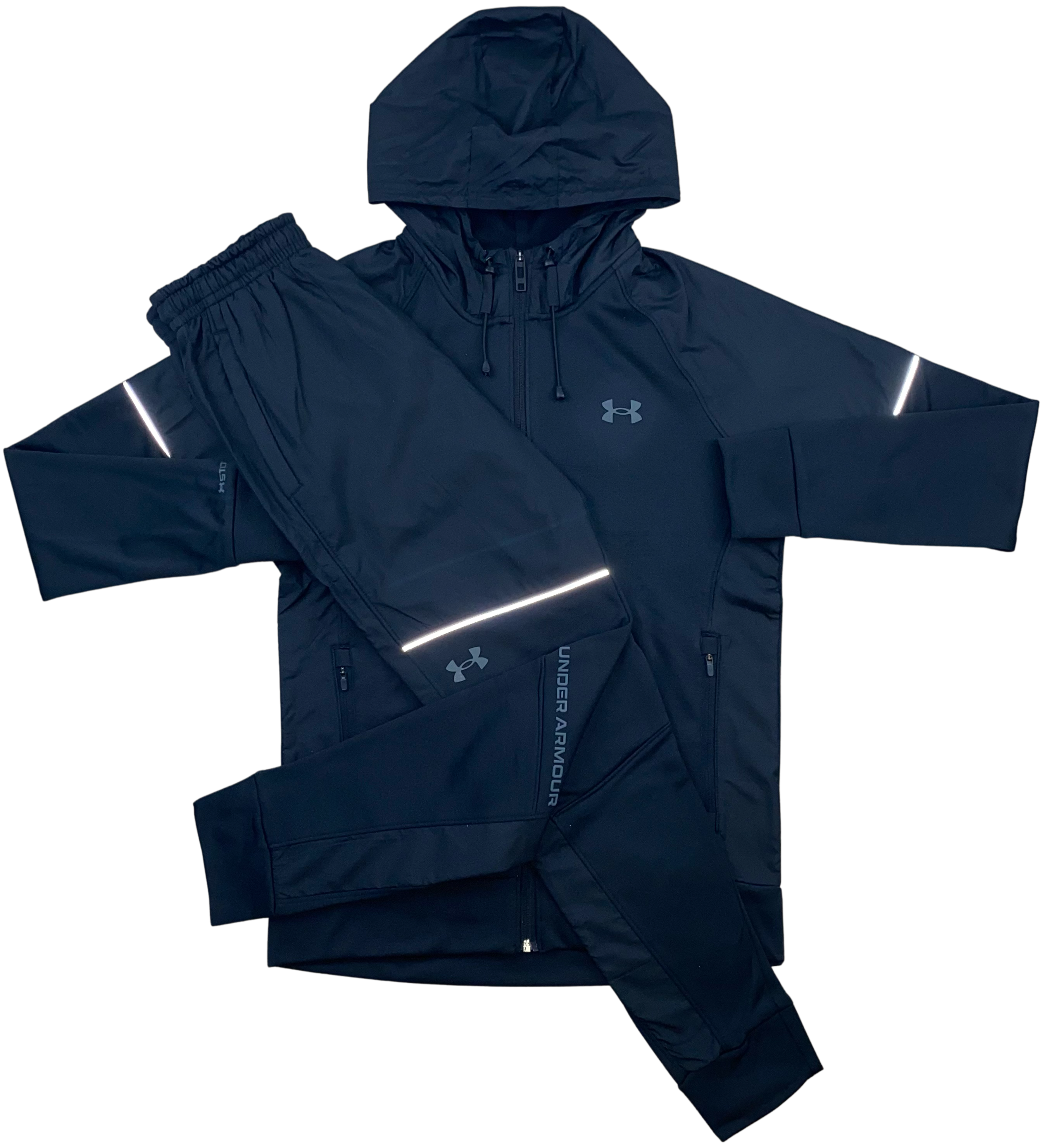 UNDER ARMOUR STORM FLEECE TRACKSUIT BLACK