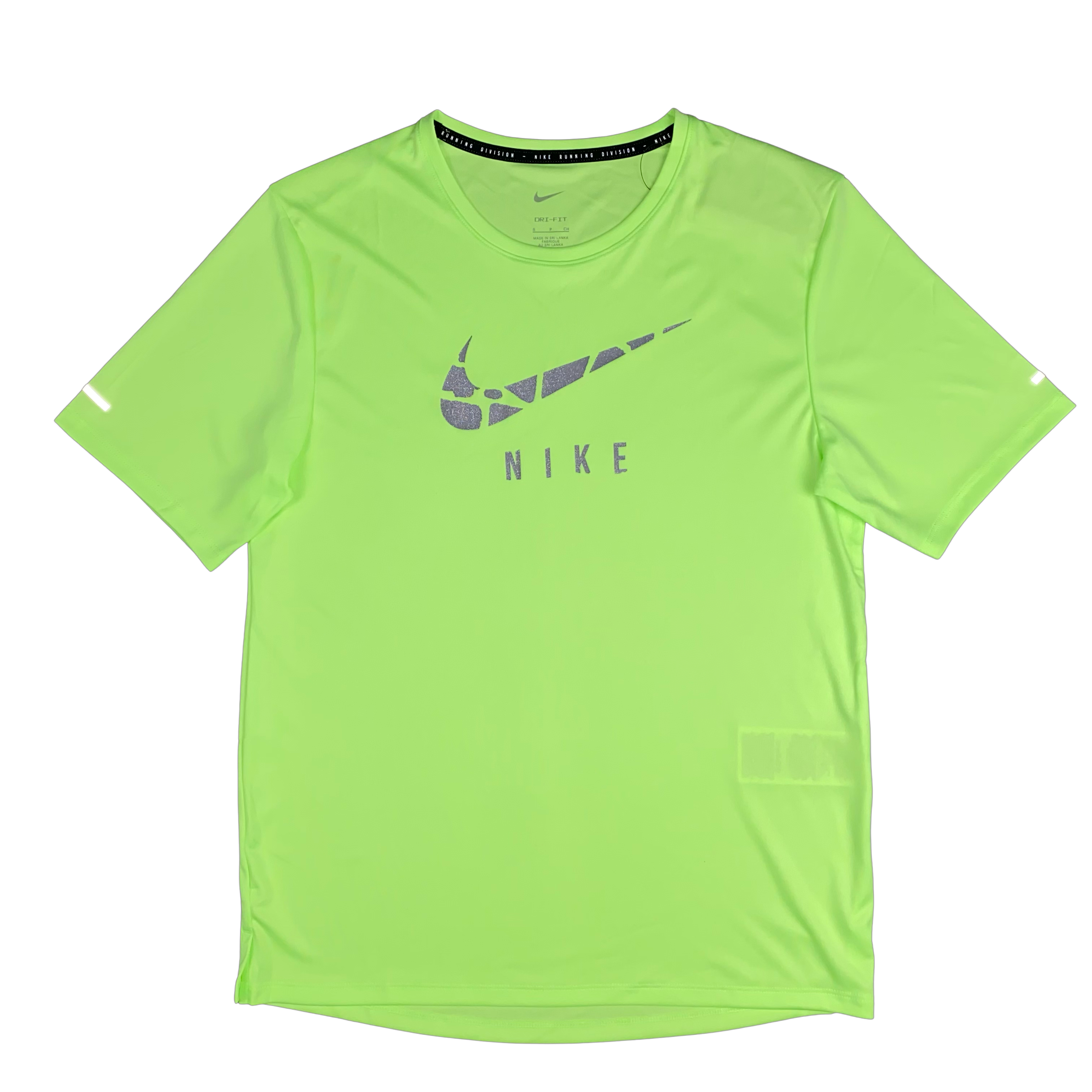 NIKE MILER T-SHIRT CRACKED SWOOSH 2.0 - VOLT