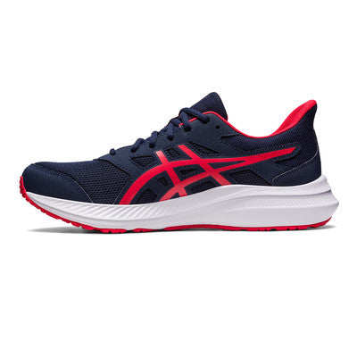 ASICS JOLT 4 RUNNING TRAINERS - MIDNIGHT/RED