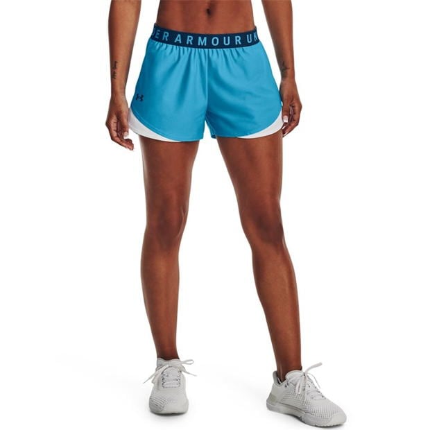 UNDER ARMOUR WOMEN'S PLAY SHORTS - SKY BLUE