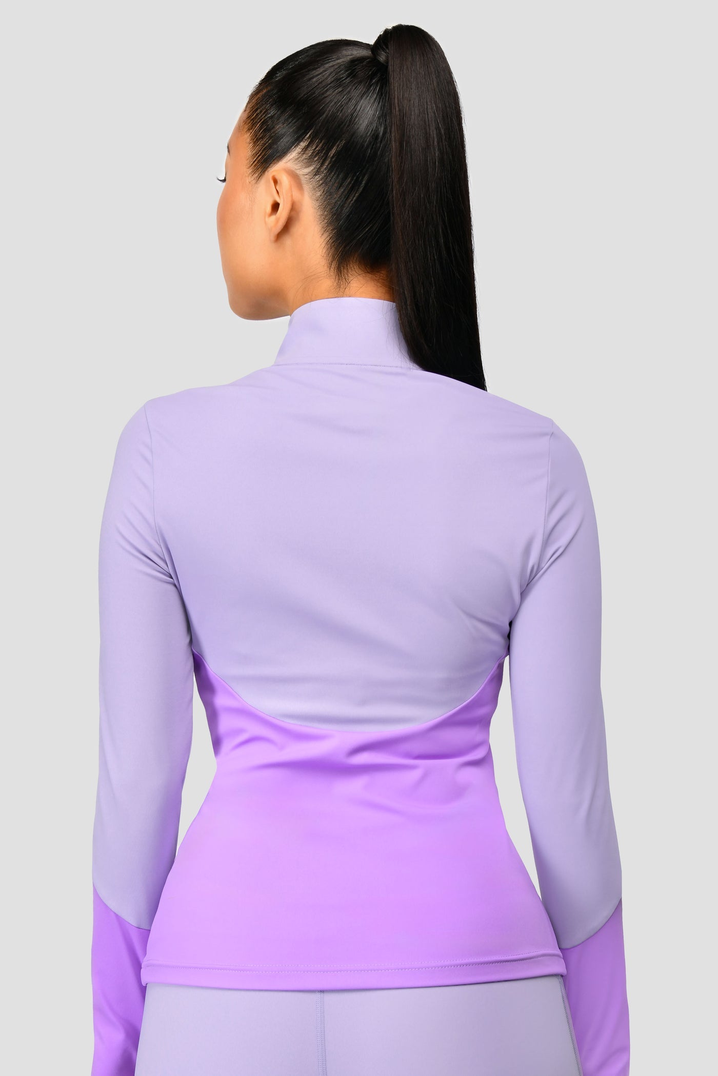 MONTIREX WOMEN'S POWER PANEL HALF ZIP TOP - LILAC