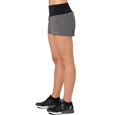ASICS WOMEN'S BEST 3.5 INCH SHORTS - GREY