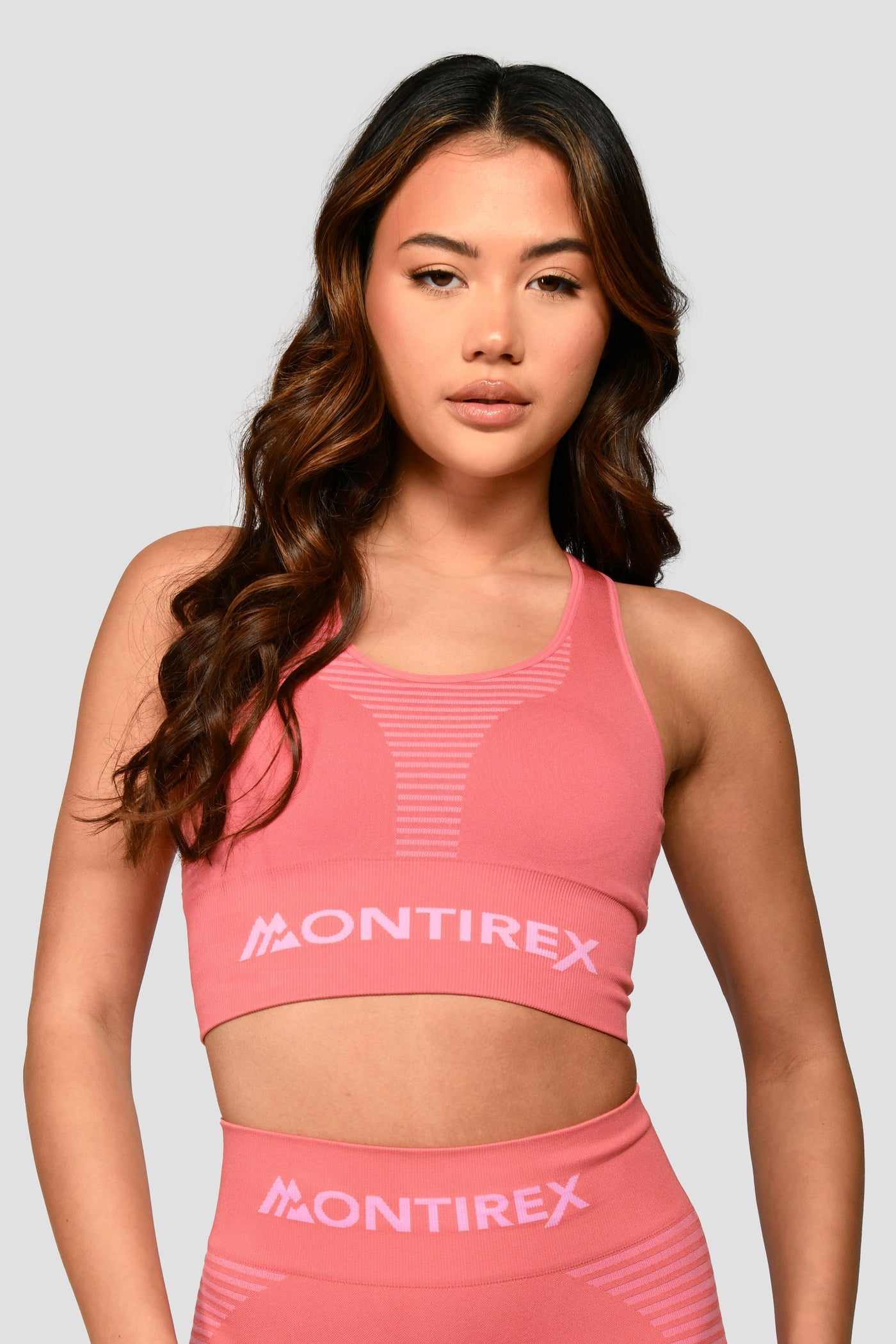 MONTIREX WOMEN'S ENERGY SEAMLESS BRA TOP - PINK ORCHID