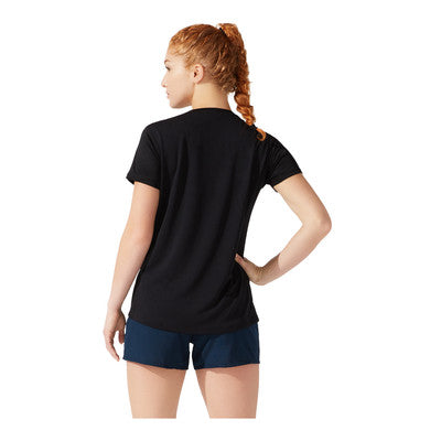 ASICS WOMEN'S CORE T SHIRT - BLACK