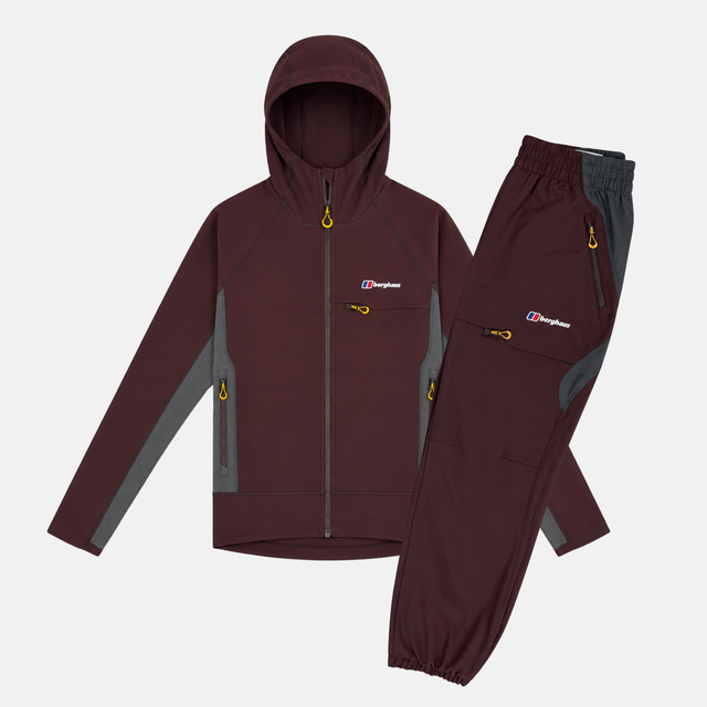 Berghaus Wavertree Tracksuit - Burgundy/Grey