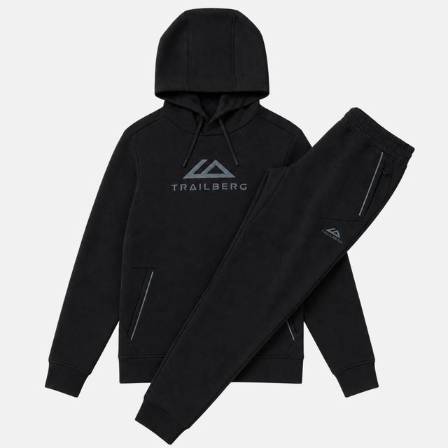 Trailberg Ashfell Fleece Tracksuit - Black