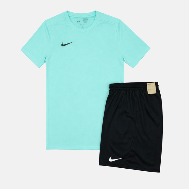 Nike Junior Dri-Fit Tshirt / Shorts Set - Hyper Turquoise / Black