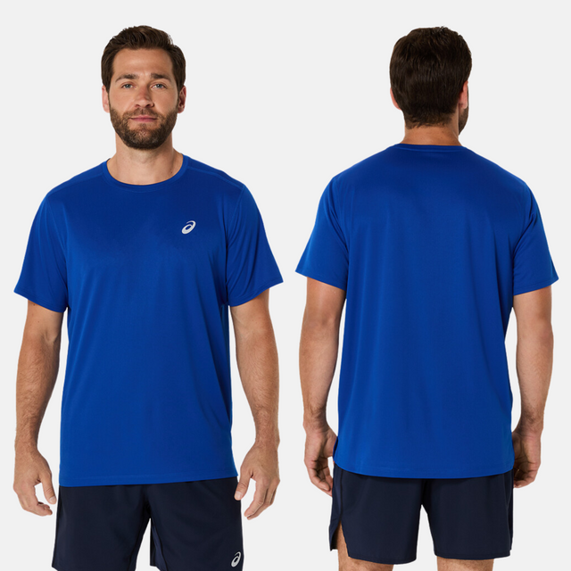 Asics Core T-Shirt / Shorts Set - Blue/Black