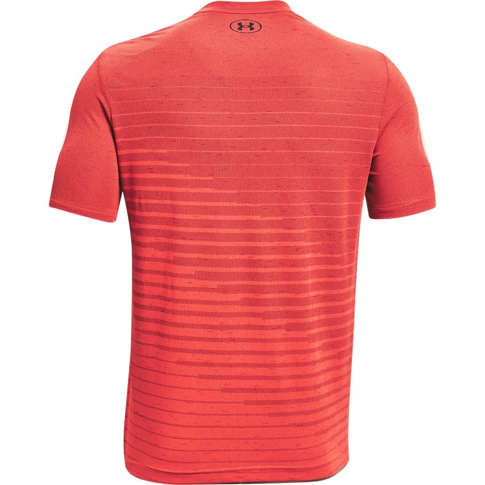 UNDER ARMOUR SEAMLESS T SHIRT - RED