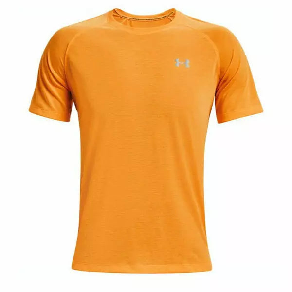 UNDER ARMOUR STREAKER RUNNING T-SHIRT - ORANGE
