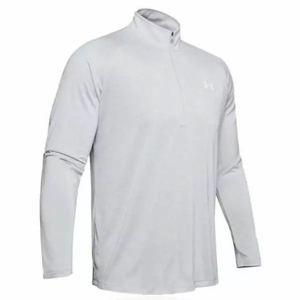 UNDER ARMOUR TECH HALF ZIP 2.0 - MARL GREY