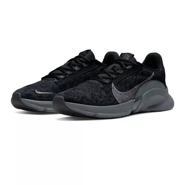 NIKE SUPERREP GO 3 NEXT NATURE FLYKNIT TRAINING SHOES TRAINERS - BLACK
