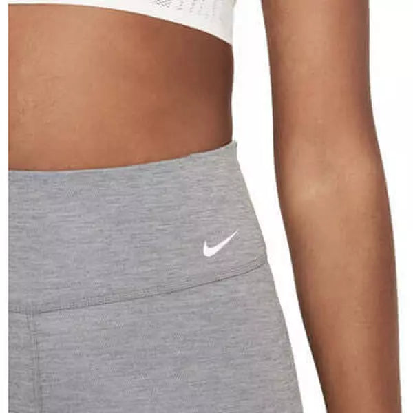 NIKE WOMEN'S ONE MID-RISE 7" BIKE SHORTS - GREY